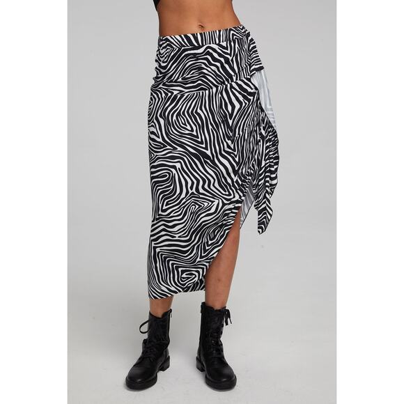 #464 BLUE. Chaser "Lindsey wild thing midi" skirt - Picture 1 of 13